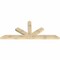Ekena Millwork Saratoga Rough Sawn Timber Gable Bracket, Douglas Fir, 96"W x 40"H x 4"D x 6"F, 10/12 Pitch GBW096X40X0406SAR00RDF - alternate 3